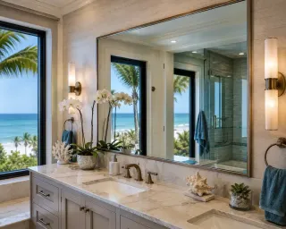 Sanibel Island Custom Mirrors That Beat Salt-Air Damage
