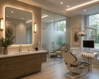 Dental Clinic Mirrors & Medical Office Glass: Balancing Utility with Warmth