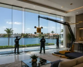 Handling Massive Panes: Engineering Large Glass Panel Installs in Naples