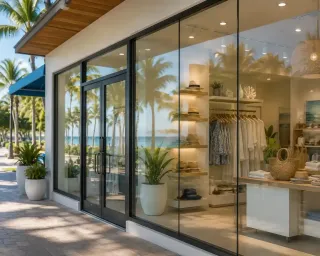 Fort Myers Beach Retail Glass Solutions for Commercial Success