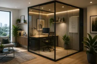 WFH Glass Office Pods: Designing Acoustically Private Work Zones