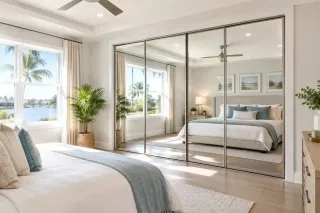 Cape Coral Mirrored Doors for a Brighter, Bigger Master Suite 