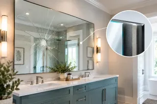 Large Wall Mirror Safety: How Backing Protects Against Heavy Impacts