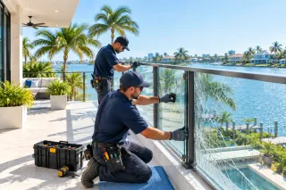 Emergency Glass Railing Service in Naples: How Fast Can It Be Fixed?