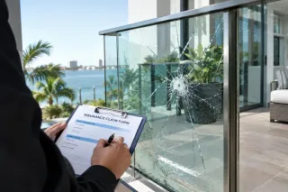 Does Insurance Cover Custom Glass Feature Damage in Naples, Florida?