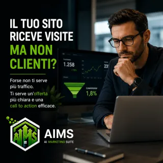Perché il tuo sito riceve visite ma non genera clienti