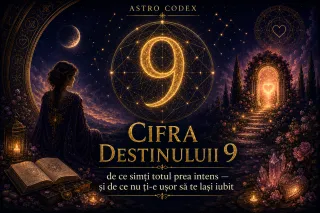 ✨ Cifra Destinului 9: de ce simți totul prea intens — și de ce nu ți-e ușor să te lași iubit