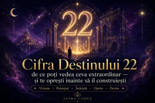 🏛️Cifra Destinului 22/4: De ce vezi ce poți construi, dar te oprești înainte să începi