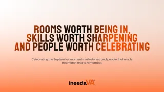 September at I Need A VA: Rooms Worth Being In, Skills Worth Sharpening, and People Worth Celebrating