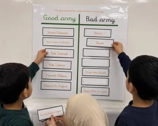 Who stood for truth? Sorting Activity