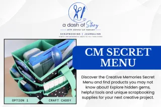 Creative Memories Secret Menu: Products You May Have Missed