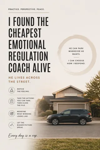 I Found the Cheapest Emotional Regulation Coach Alive - He Lives Across the Street