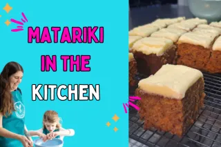 Matariki in the Kitchen: Carrot Cake
