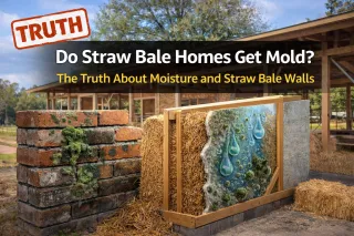 Do Straw Bale Homes Get Mold? The Truth About Moisture and Straw Bale Walls