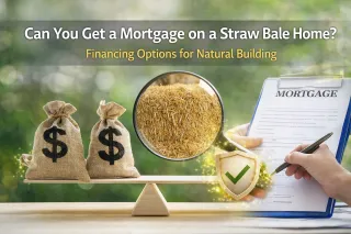 Can You Get a Mortgage on a Straw Bale Home? Financing Options for Natural Building
