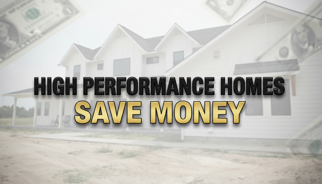 The Hidden Cost of Conventional Construction: Why High-Performance Homes Save Money Over 30 Years