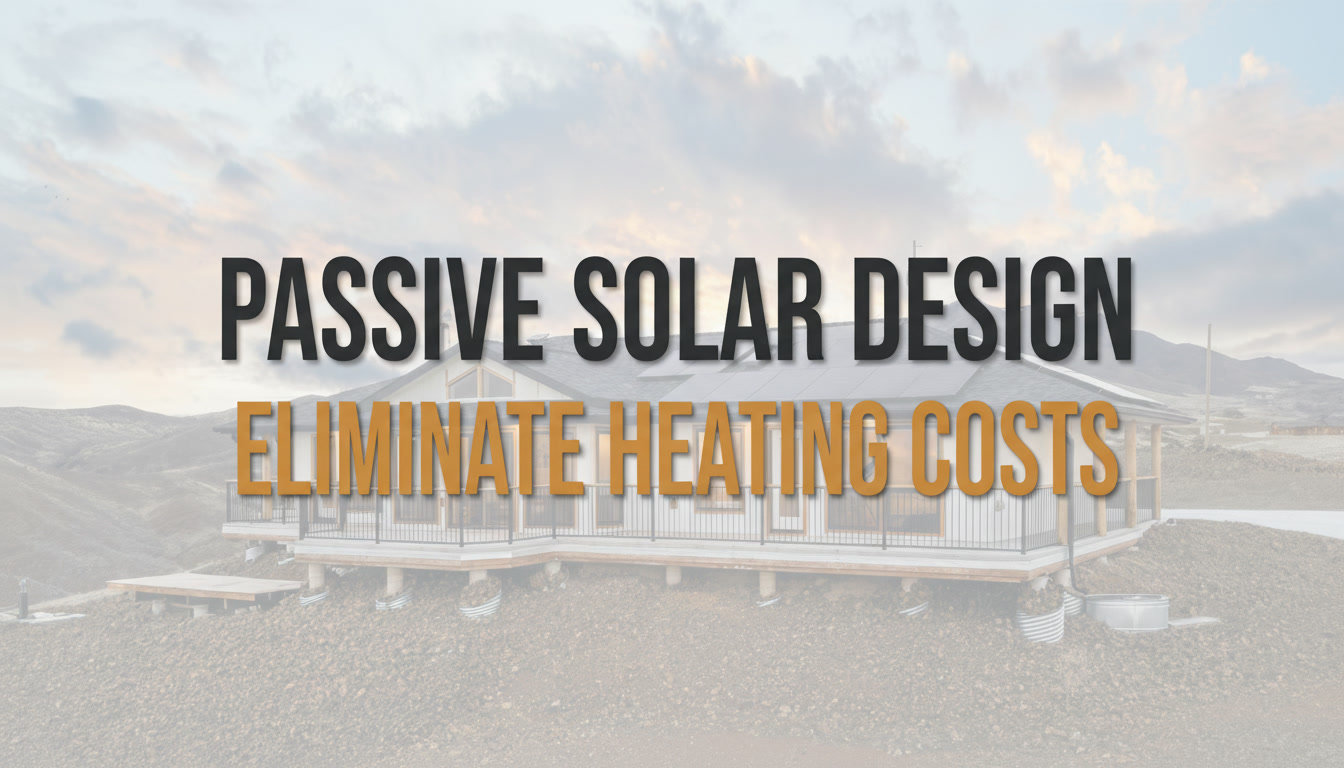 Passive Solar Design for Idaho's High Desert: Eliminate Heating Costs Entirely