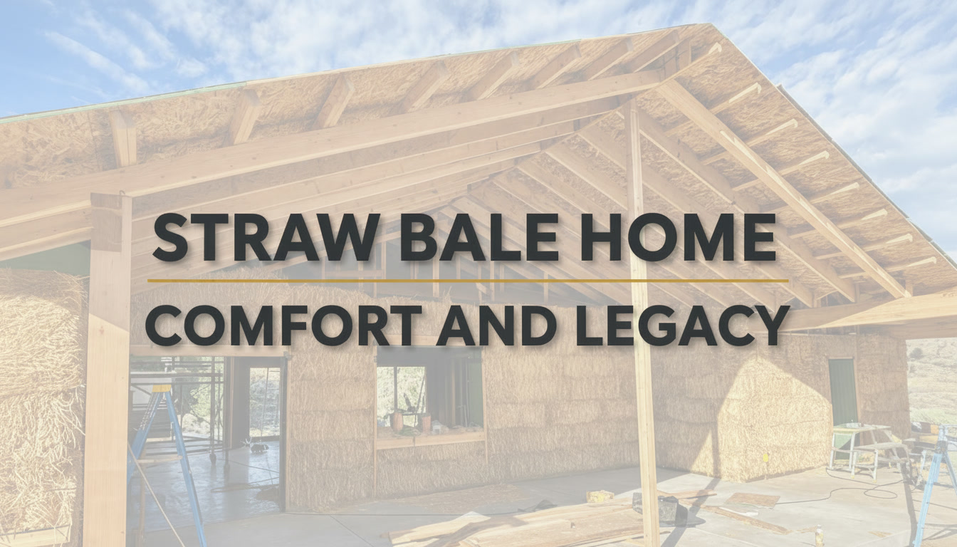 What Makes a Straw Bale Home Worth the Investment: Long-Term Value, Comfort, and Legacy