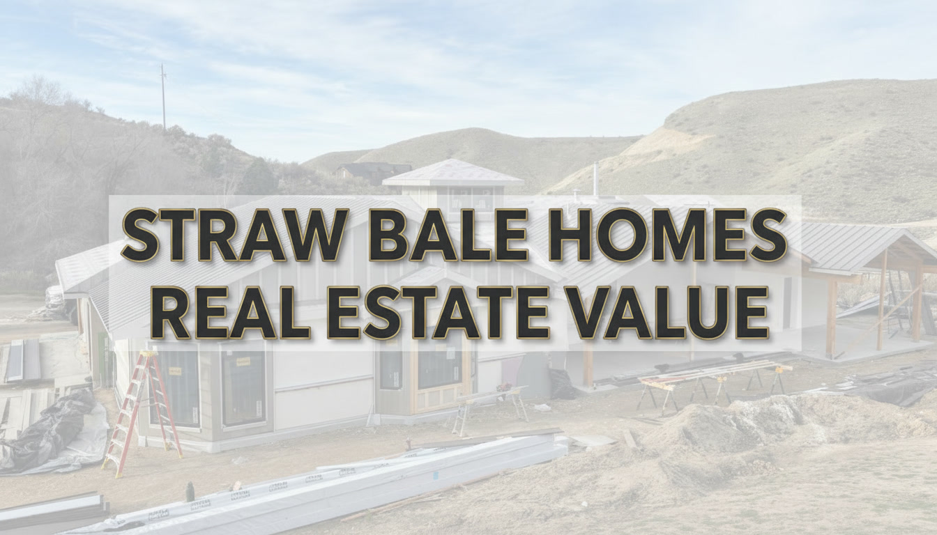 Why Straw Bale Homes Hold Their Value in Idaho's Real Estate Market