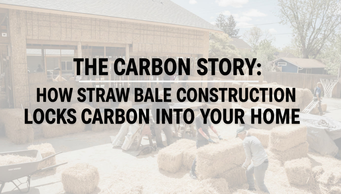 The Carbon Story: How Straw Bale Construction Locks Carbon Into Your Home
