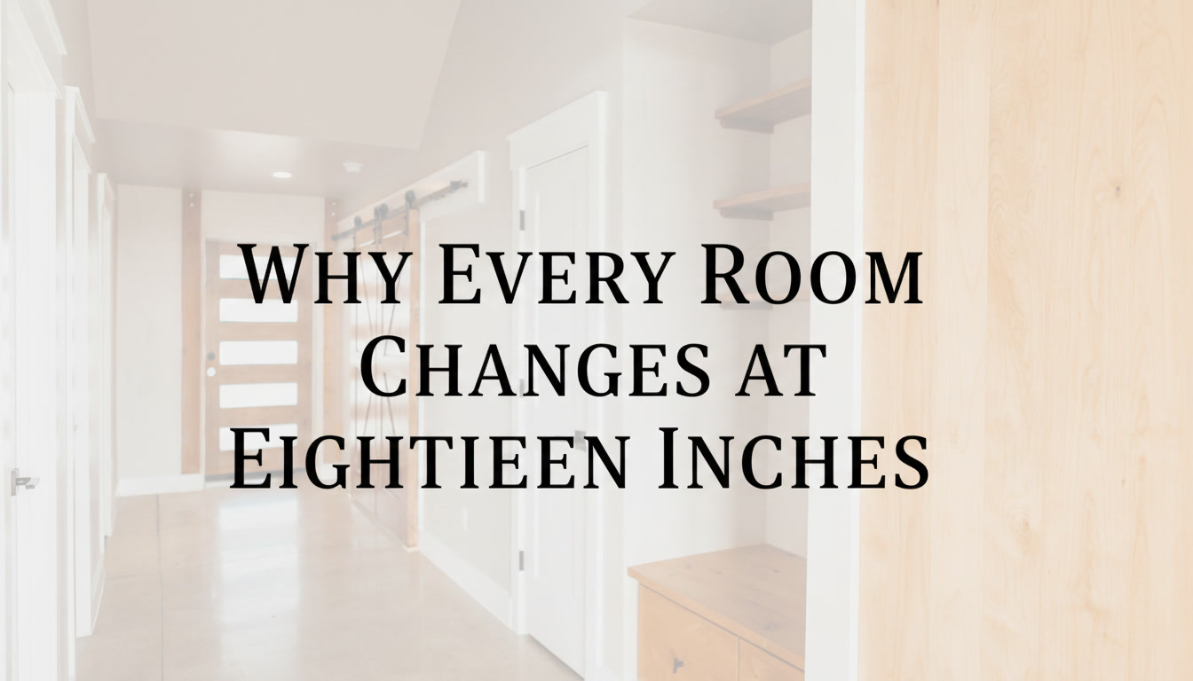Why Every Room Changes at Eighteen Inches