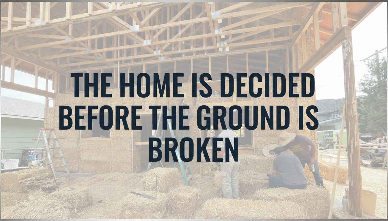 The Home Is Decided Before the Ground Is Broken