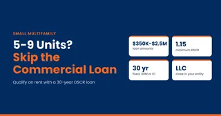 5-9 Unit DSCR Loans: Financing a Small Apartment Building Without a Commercial Loan