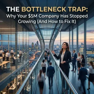 The Bottleneck Trap: Why Your $5M Company Has Stopped Growing (And How to Fix It)