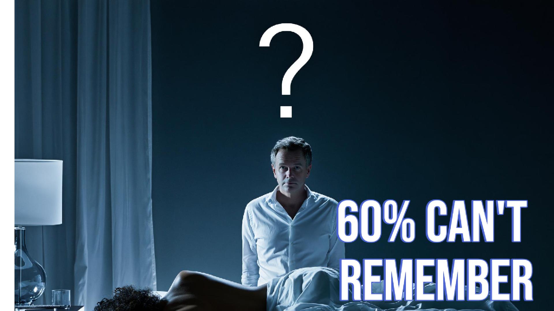 60% Don’t Remember the Last Time They Had Sex (Founders, This Is a Business Leak)