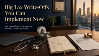 Big Tax Write-Offs You Can Implement Now