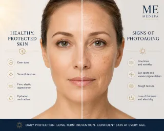 How Sun Damage Speeds Up Skin Aging | ME MEDSPA