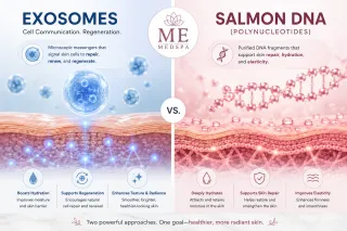 Exosomes vs Salmon DNA Facial | ME MEDSPA