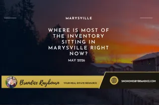 Where is most of the inventory sitting in Marysville right now?