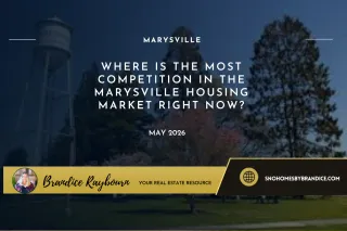 Where is the most competition in the Marysville housing market right now?