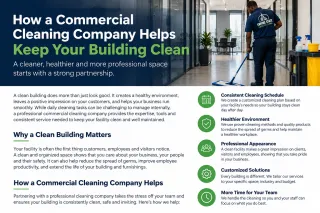 How a Commercial Cleaning Company Helps Keep Your Building Clean