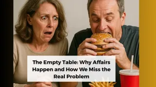 The Empty Table: Why Affairs Happen and How We Miss the Real Problem