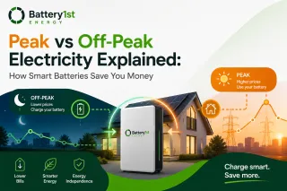 Peak vs Off-Peak Electricity Explained: How Smart Batteries Save You Money