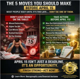 The 5 Financial Moves You Should Make Before April 15 (That Most People Miss)