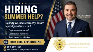 Hiring Summer Help? Why June Is the Right Time to Classify Workers Correctly Before Payroll Problems Start