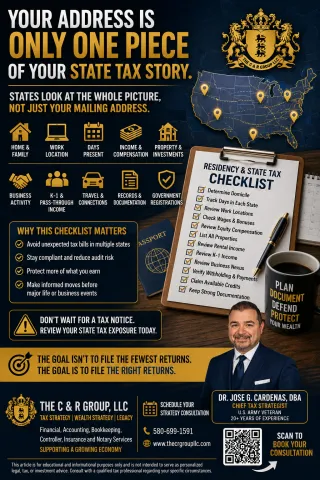 Residency and State Tax Checklist