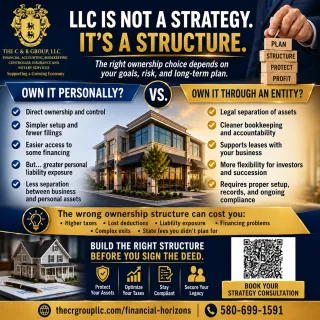 Business Owners: Should You Own Property Personally or Through an Entity?