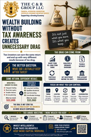 Wealth Building Without Tax Awareness Creates Unnecessary Drag