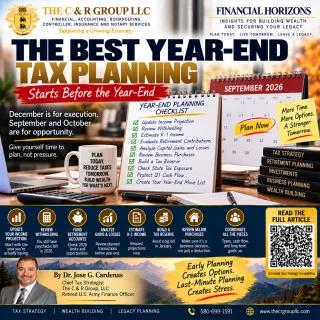The Best Year-End Tax Planning Starts Before the Year-End