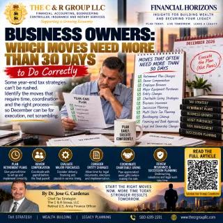 Business Owners: Which Moves Need More Than 30 Days to Do Correctly