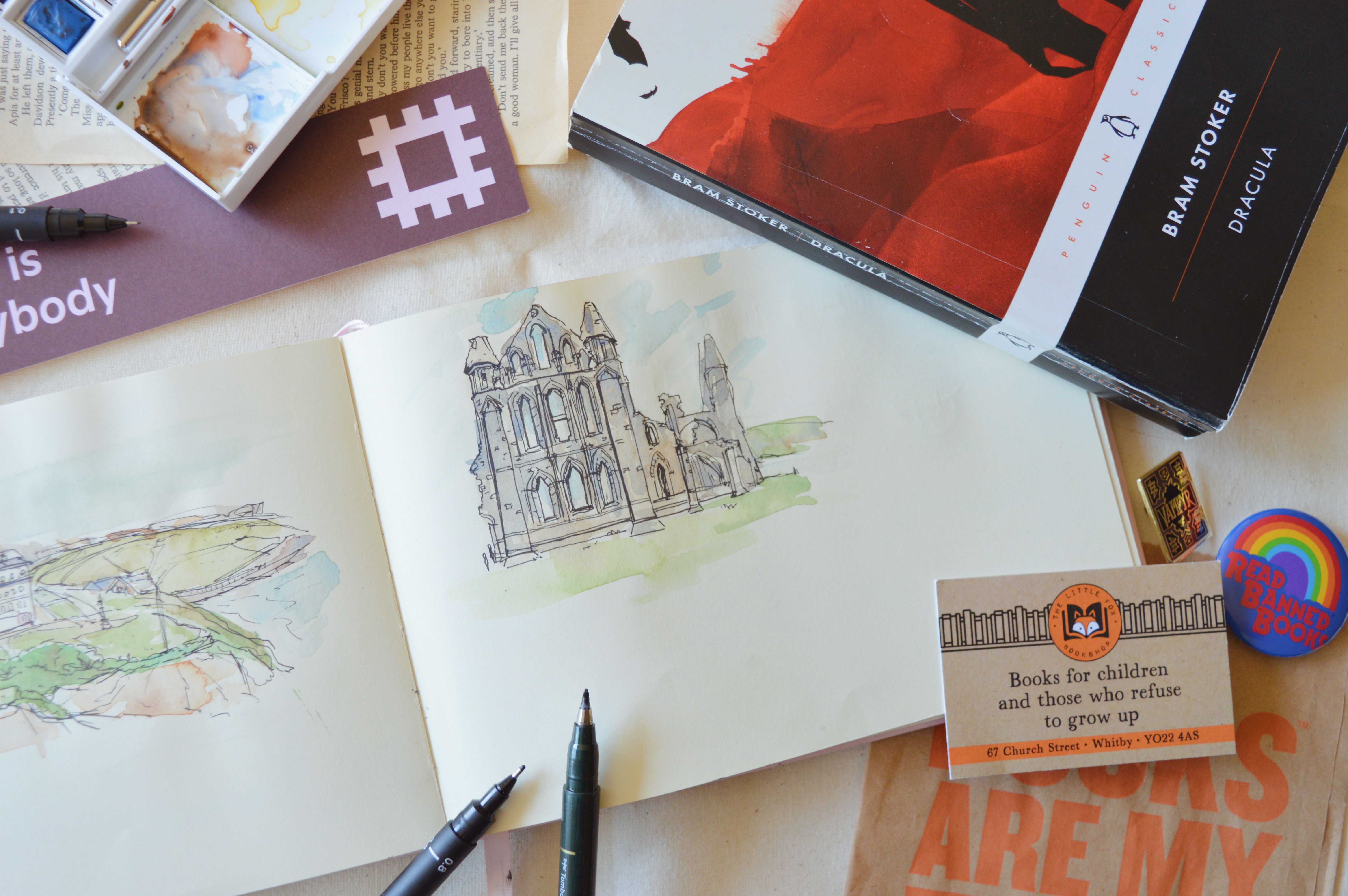 Walking in Bram Stoker's Footsteps || A Bookish Day in Whitby