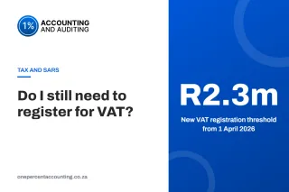 VAT Registration Threshold 2026: R2.3 Million Explained