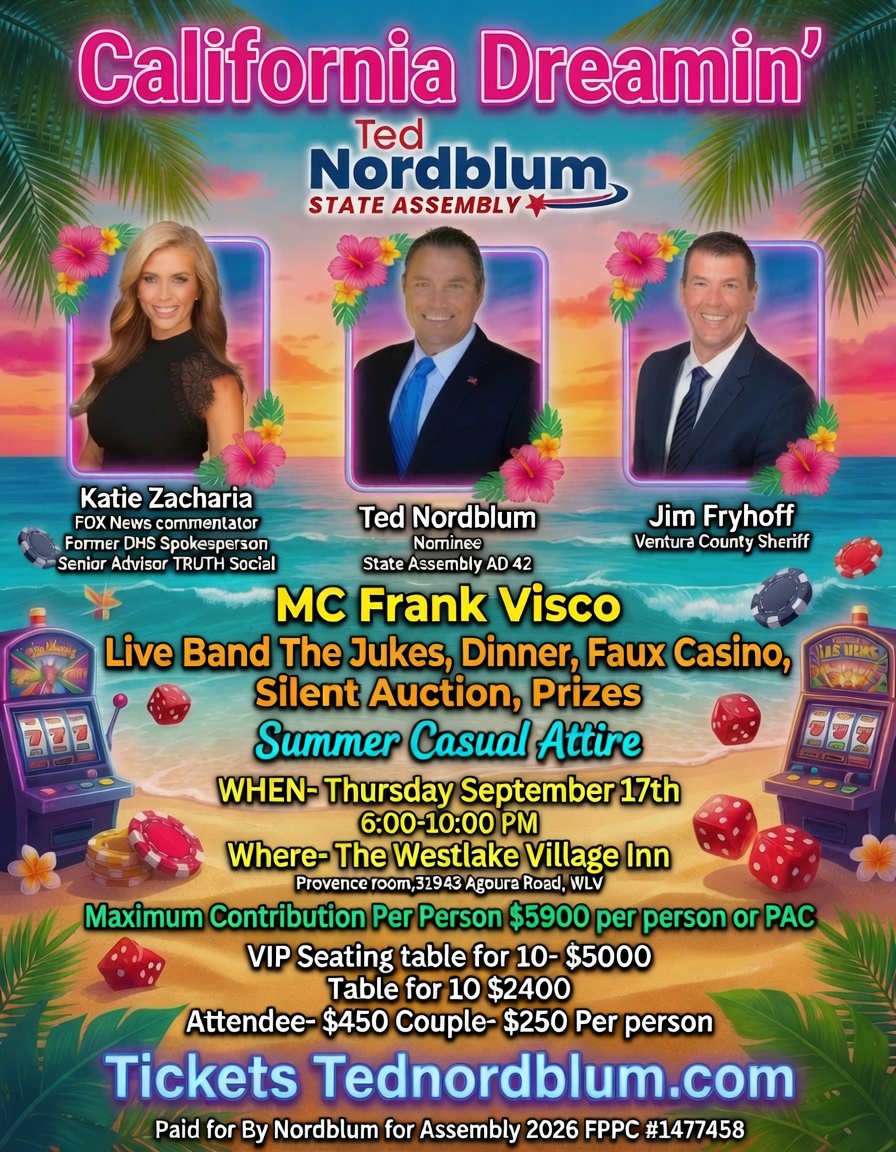 Join Ted Nordblum for California Dreamin',