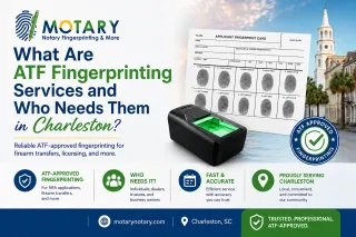 What Are ATF Fingerprinting Services and Who Needs Them in Charleston?