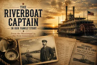 THE RIVERBOAT CAPTAIN HIDING IN MY FAMILY TREE