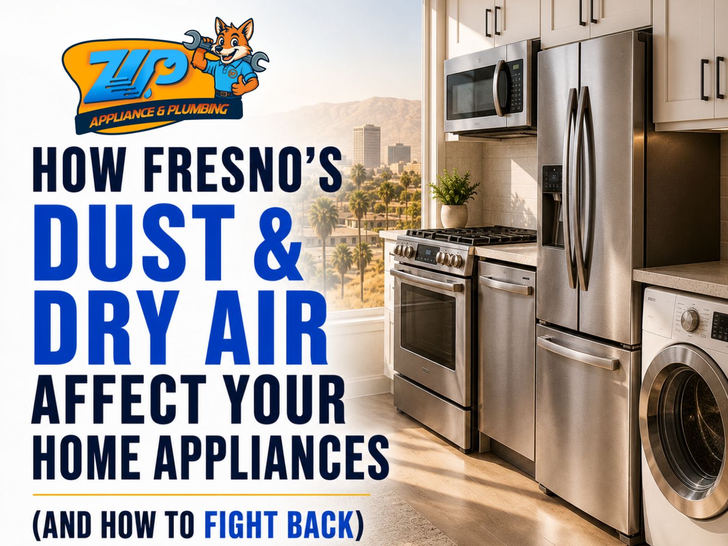 Protect Home Appliances from Fresno Dust & Dry Air